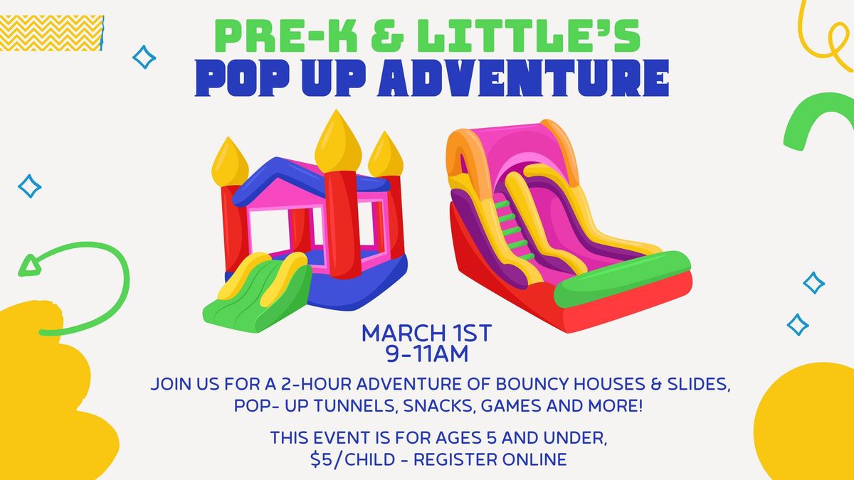 PreK & Littles Pop-Up Adventure