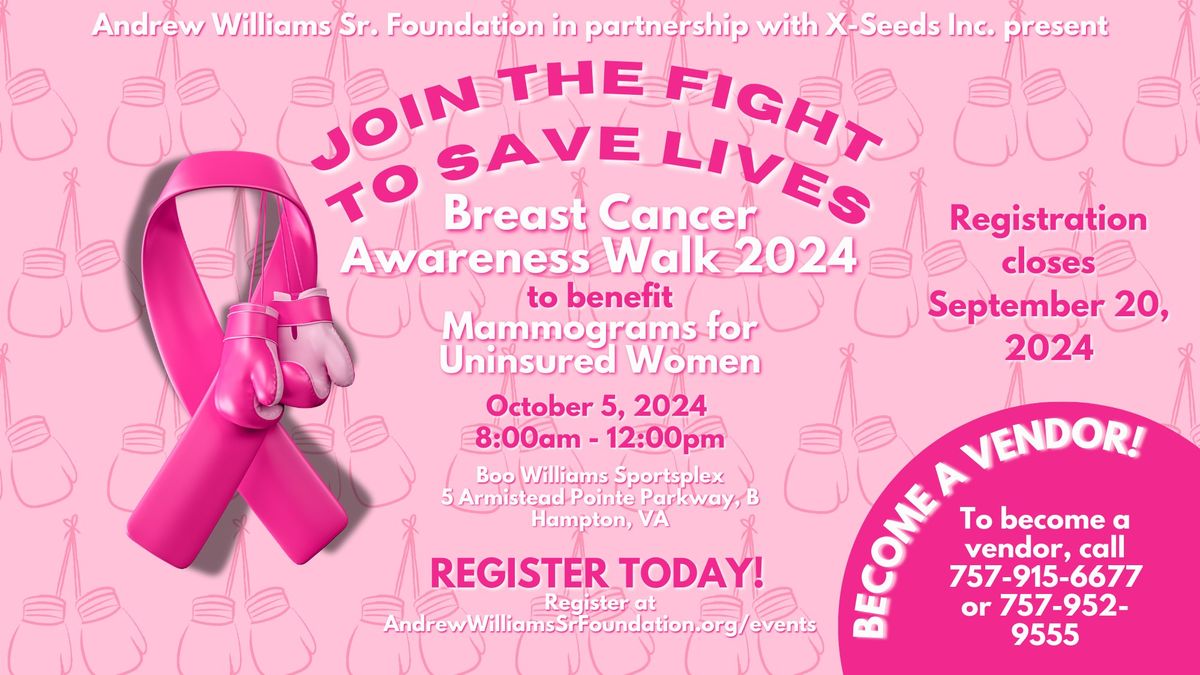 Fight to Save Lives Breast Cancer Awareness Walk 2024