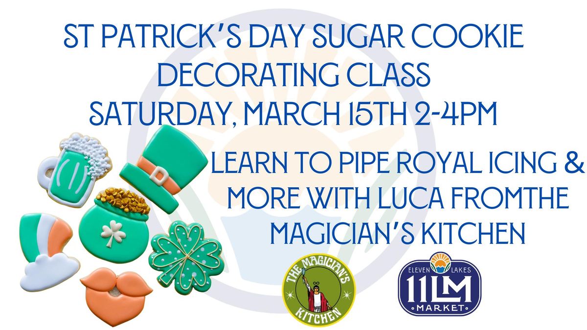 St. Patrick's Day Cookie Decorating with Luca of the Magician's Kitchen