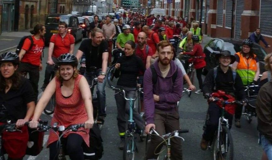 Critical Mass Cycle ride - Ride in the new year!