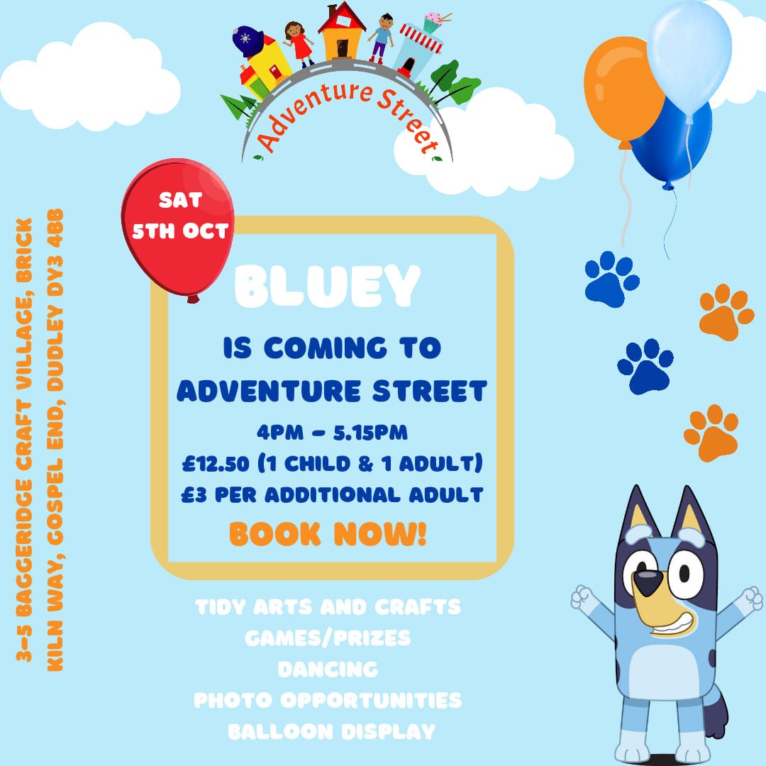 Bluey comes to play! 