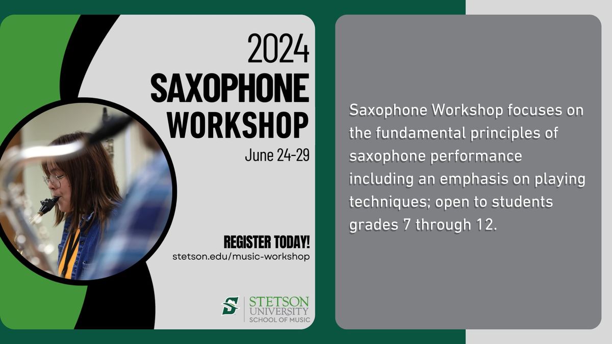 Saxophone Workshop