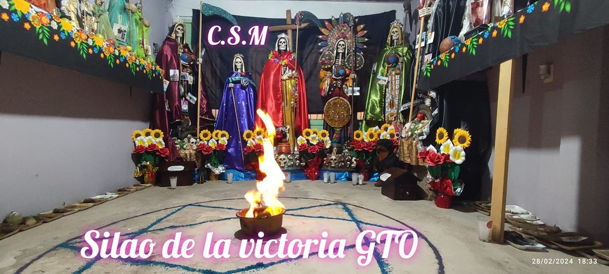 La celebraci\u00f3n Ami Santa muerte Silao GTO 