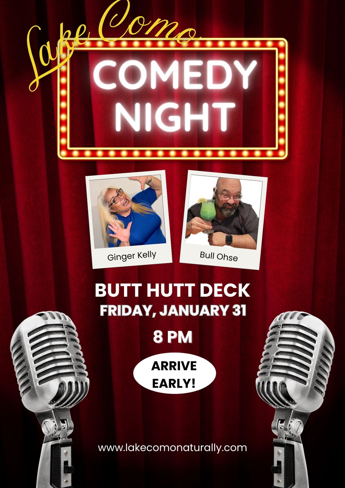 Comedy Night with Ginger Kelly & Bull Ohse