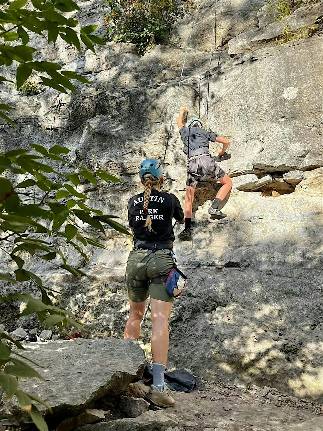 Rock Climbing with the Rangers
