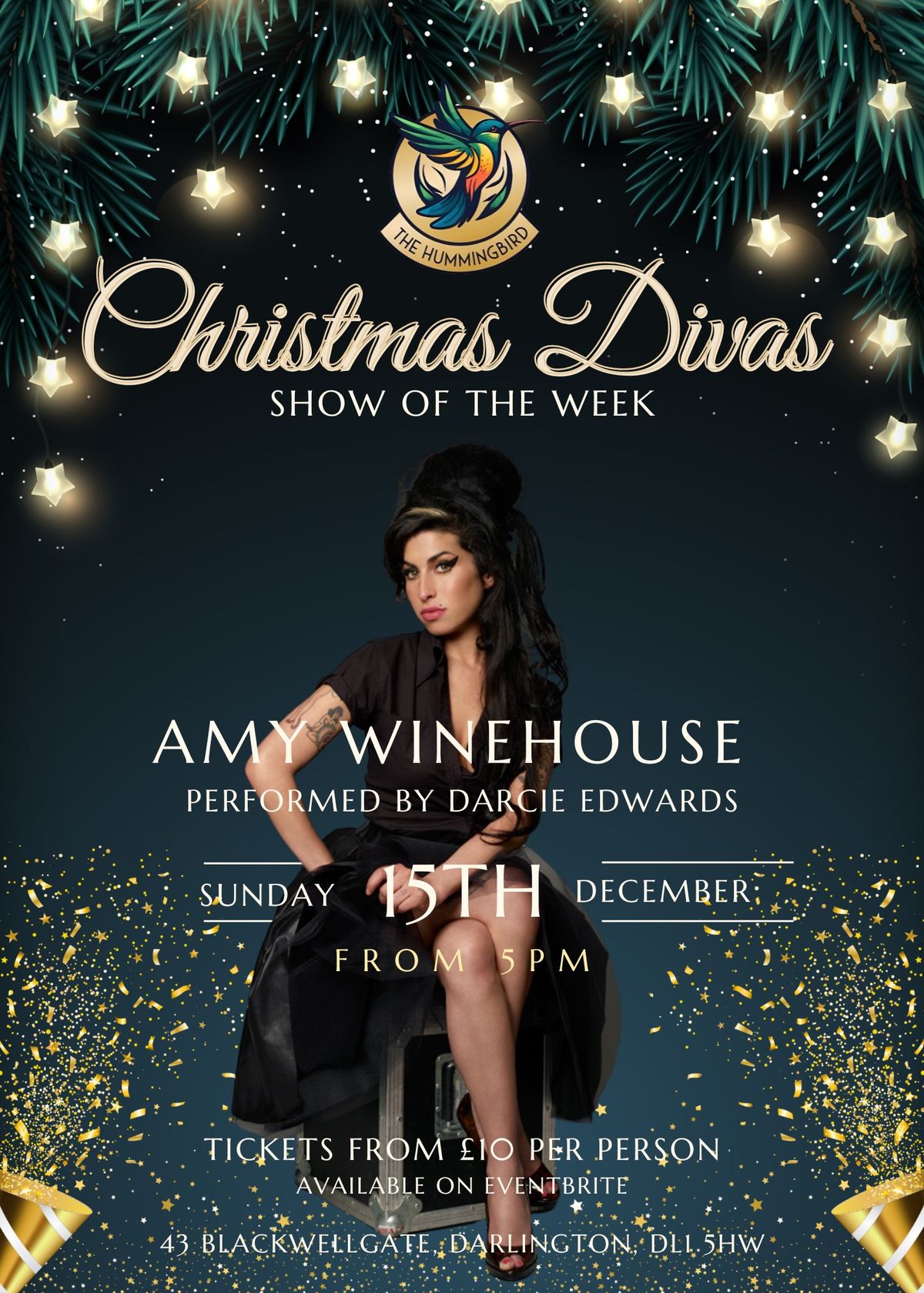 Christmas Divas - Amy Winehouse performed by Darcie Edwards