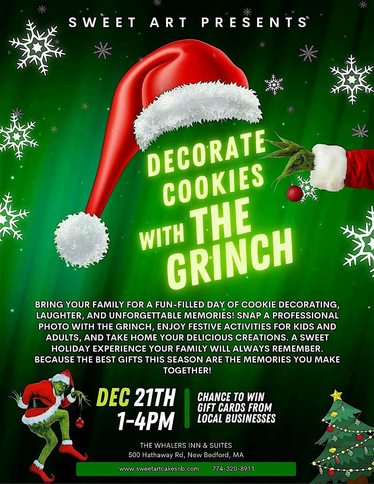 Cookie Decorating with The Grinch