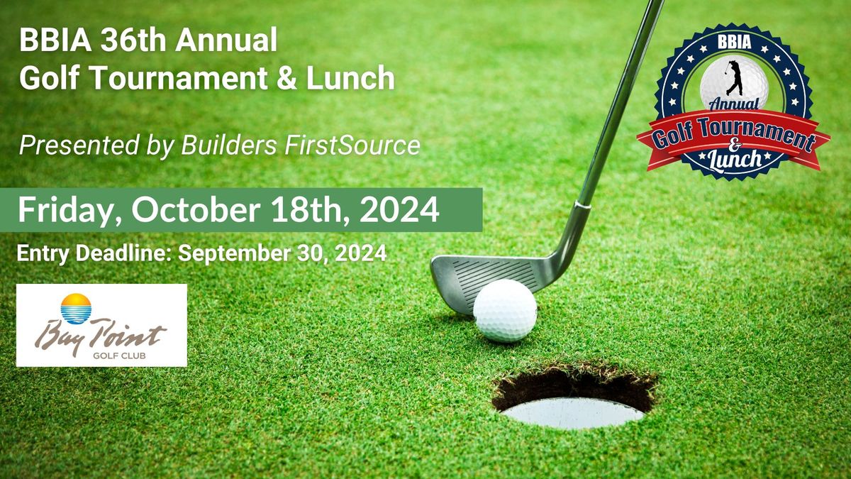 BBIA Golf Tournament & Lunch