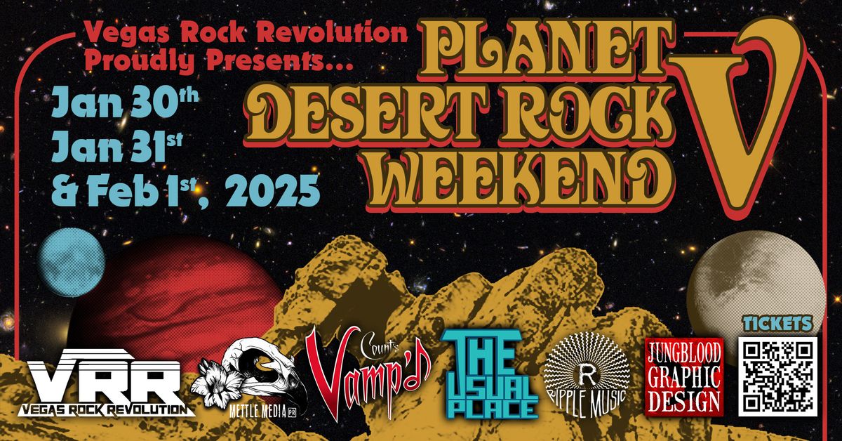 Planet Desert Rock Weekend V - Jan. 30+31+ Feb. 1 in VEGAS