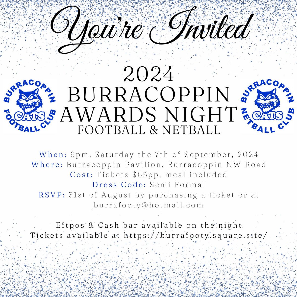 2024 Burracoppin Football & Netball Presentation Evening