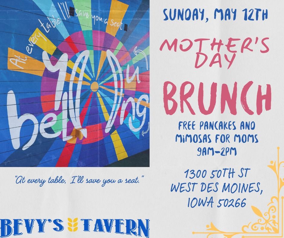 Mother's Day Brunch with Bevy's Tavern