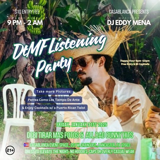 DtMF Bad Bunny Listening Party \ud83c\uddf5\ud83c\uddf7\ud83d\udc38\ud83c\udf7b