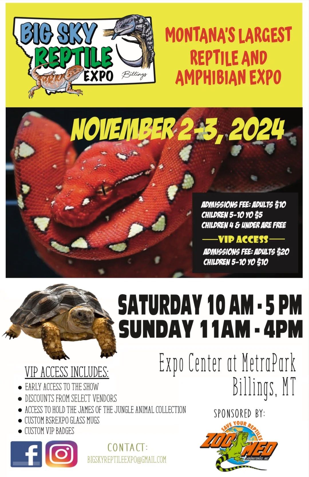 Big Sky Reptile Expo, Billings 