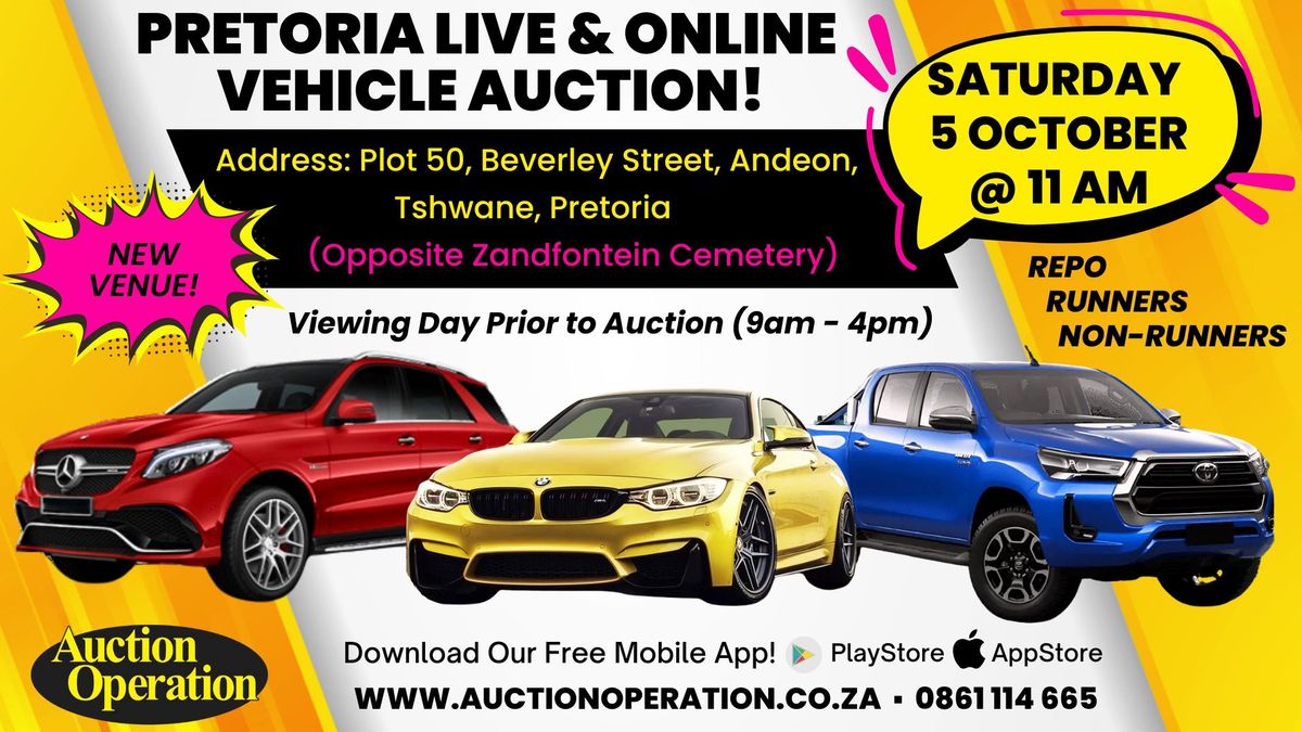 Pretoria Vehicle Auction!