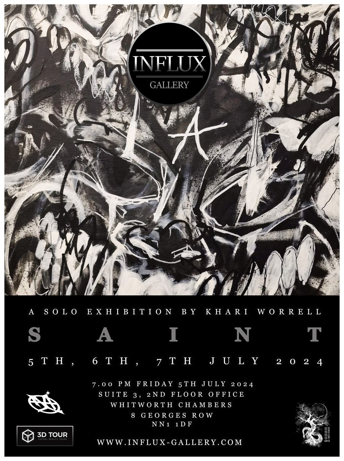 "SAINT" ART EXHIBITION BY KHARI WORRELL