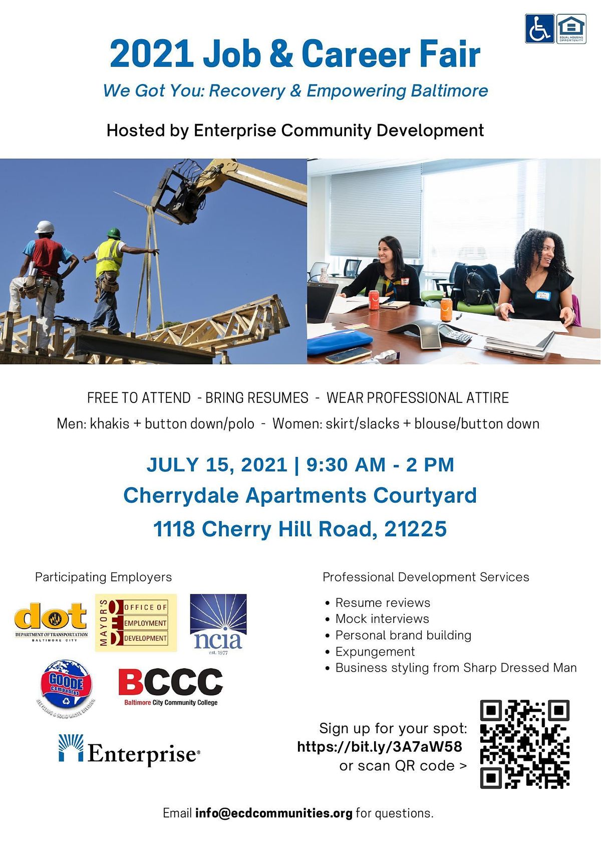 Enterprise Community Development: We Got You:  Job Fair