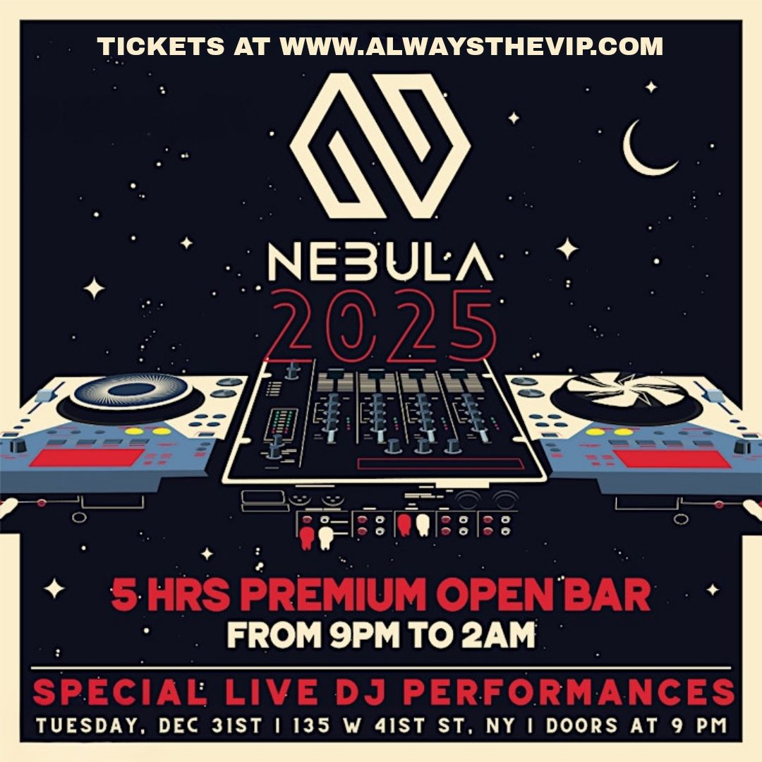 Nebula Nightclub New Year's Eve Party in Times Square