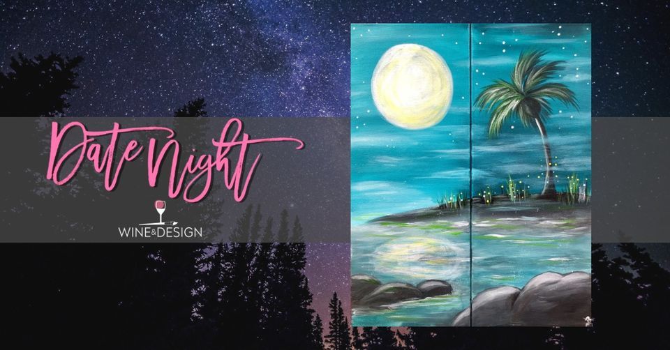 SIP & PAINT | MOONLIT BEACH | DATE NIGHT