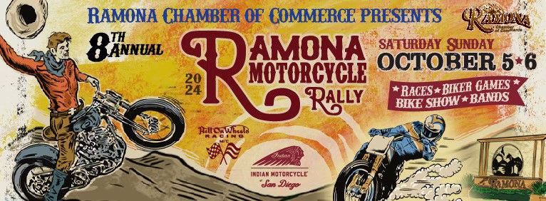 Ramona Rally Bike Show. 8th Annual Ride-in Motorcycle Show