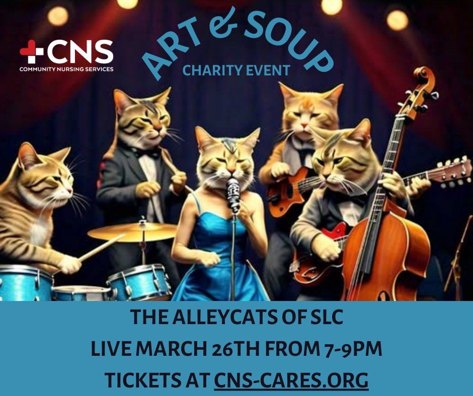 THE ALLEYCATS LIVE AT CNS ART & SOUP CHARITY EVENT