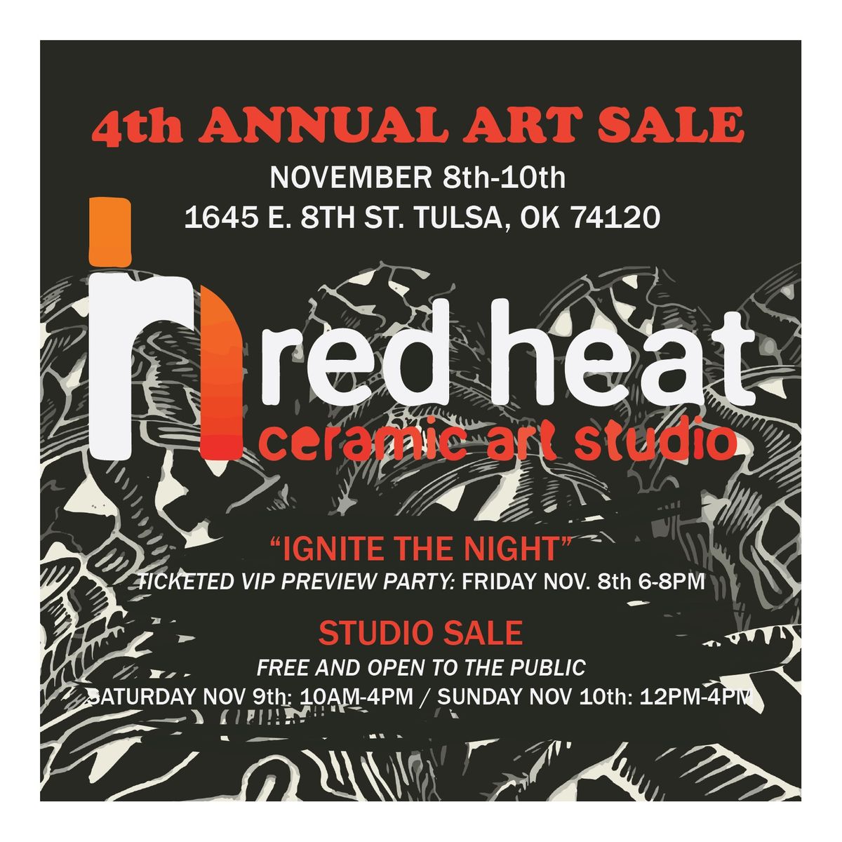 Red Heat 4th Annual Ceramic Art Sale