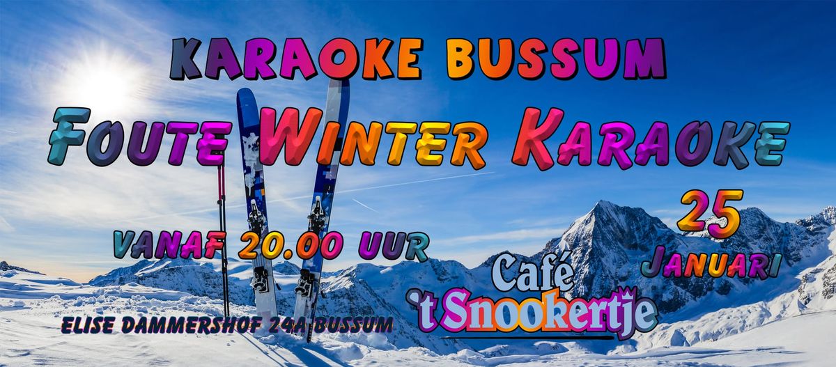 Foute Winter - Karaoke