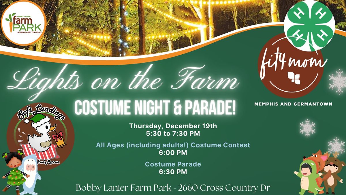 Costume Night at the Farm Park