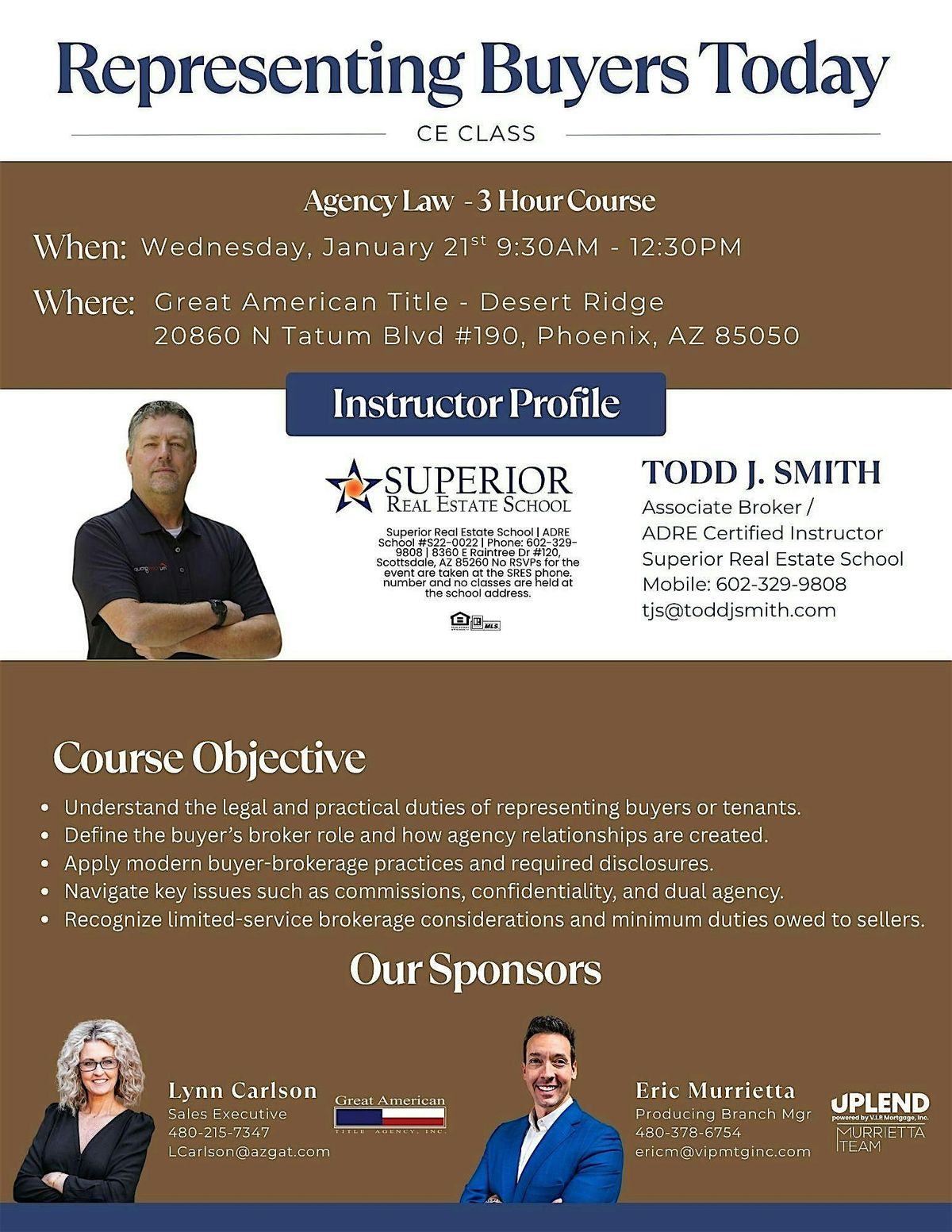 Real Estate Agent - Representing Buyers Today