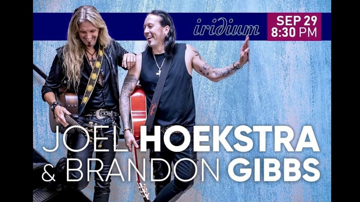 Joel Hoekstra & Brandon Gibbs @ The Iridium NYC