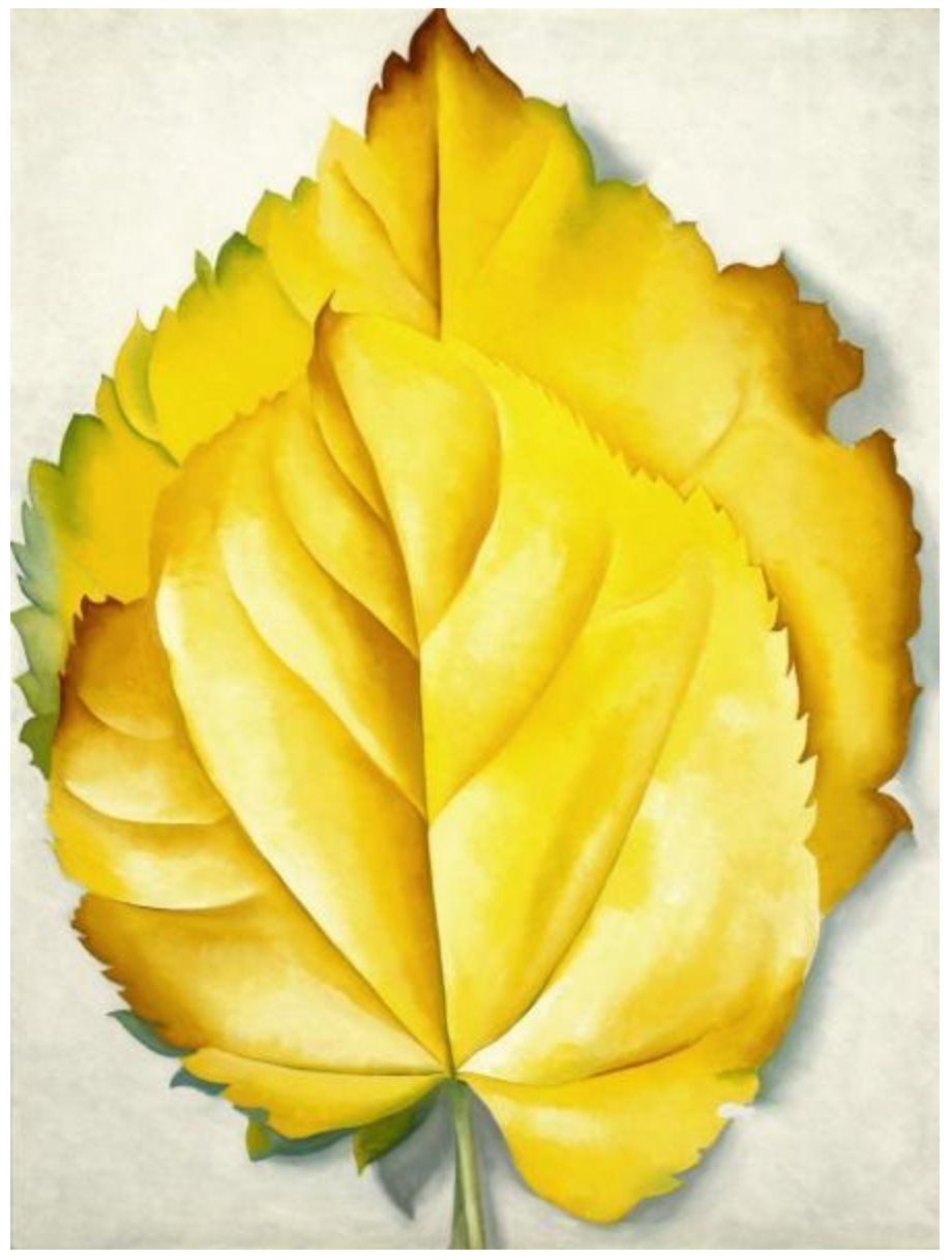 Mimosas and a Masterpiece! \u201cTwo Yellow Leaves" by Georgia O\u2019Keeffe with Laura & Mickey