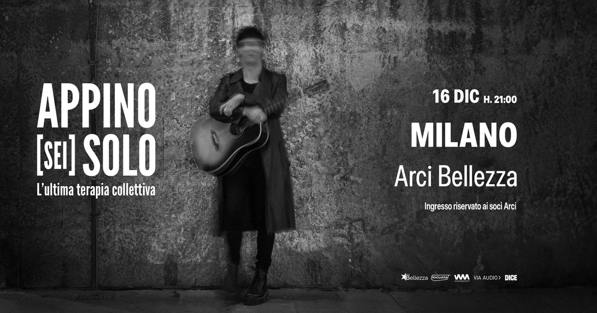 Appino [sei] Solo | Milano, Arci Bellezza