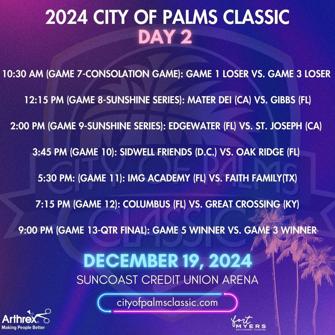 City of Palms Basketball Classic - Day 5