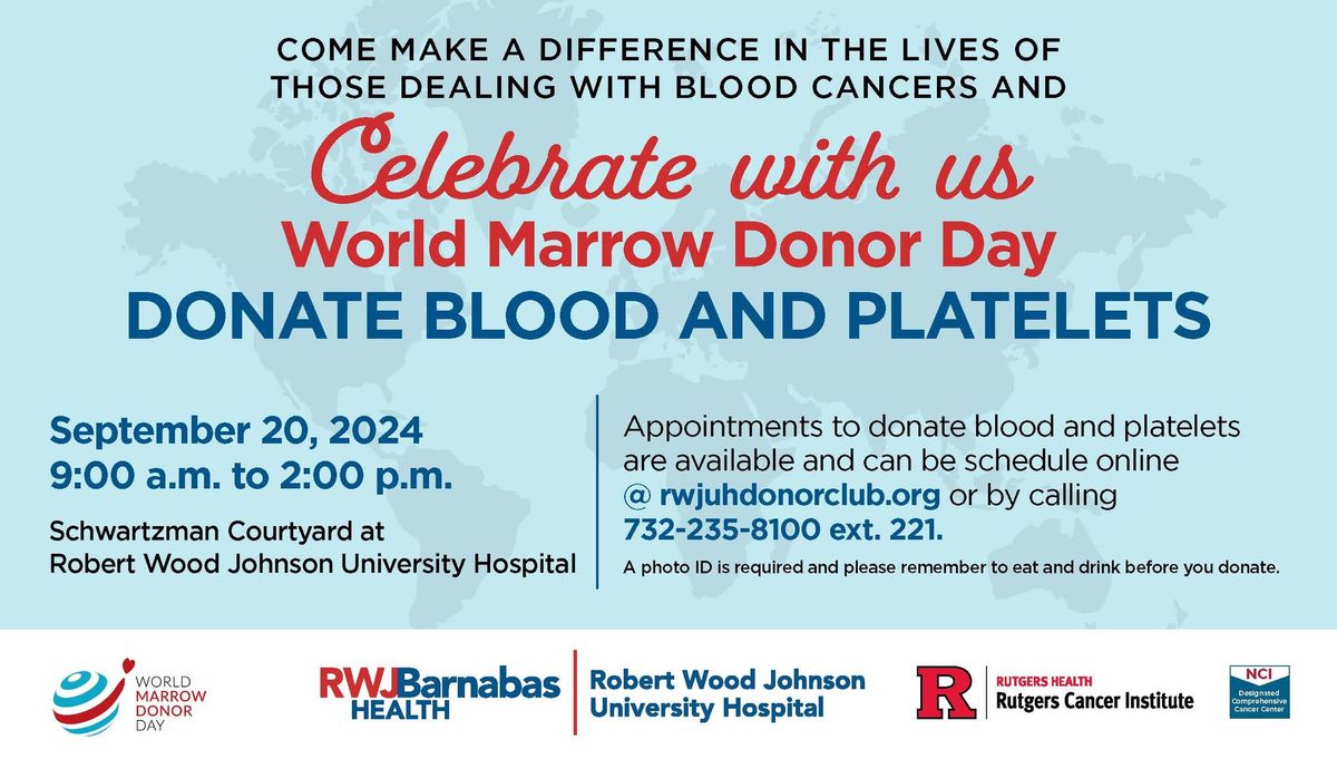 Celebrate World Marrow Donor Day | Donate Blood & Platelets