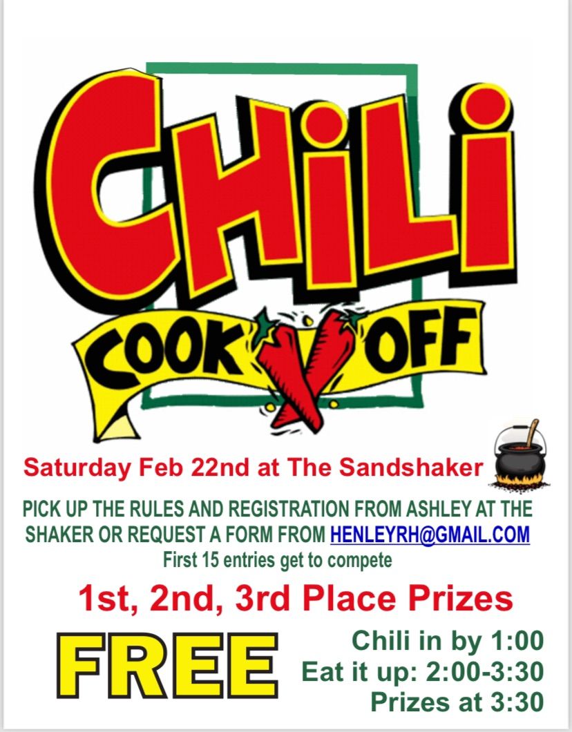 2025 SANDSHAKER Chili Cookoff