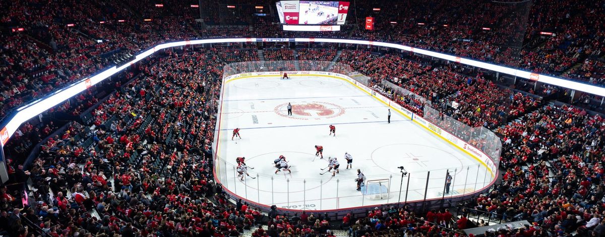 Chicago Blackhawks at Calgary Flames at Scotiabank Saddledome