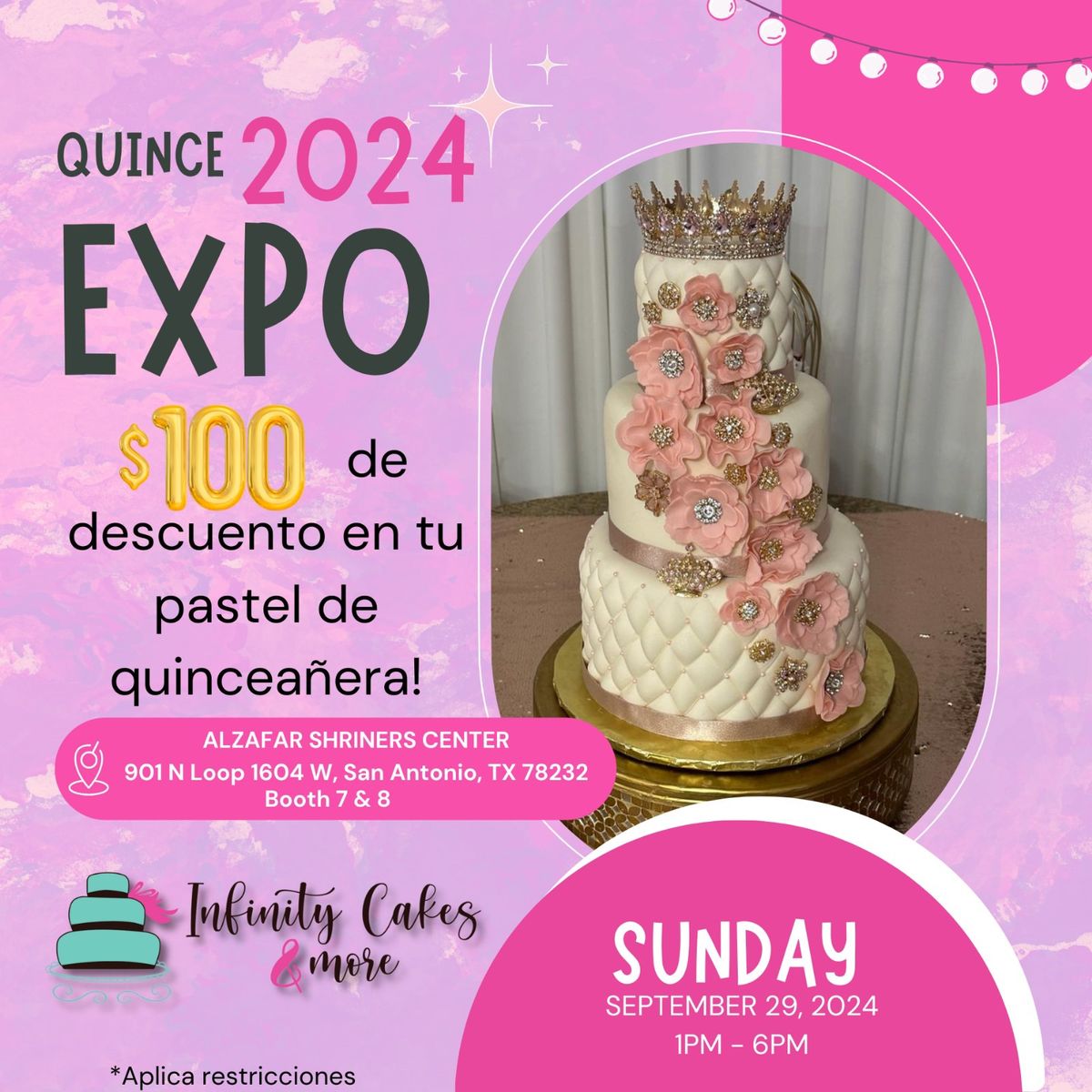 Get $100 off your quincea\u00f1era cake! 