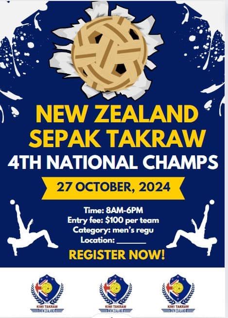 New Zealand 4th National Sepaktakraw competition 2024