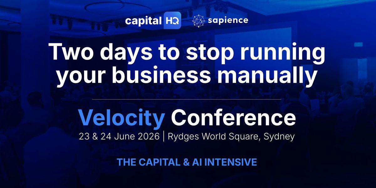 Velocity AI Conference: Raising Capital & Automating Your Business with AI