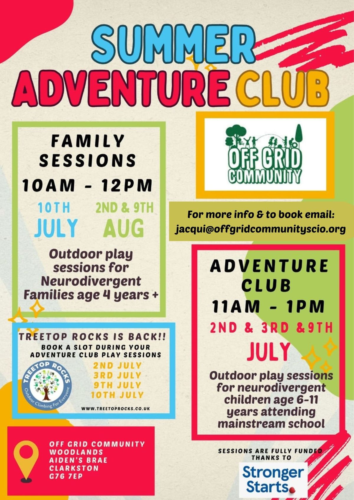 Summer Adventure Clubs!!!!