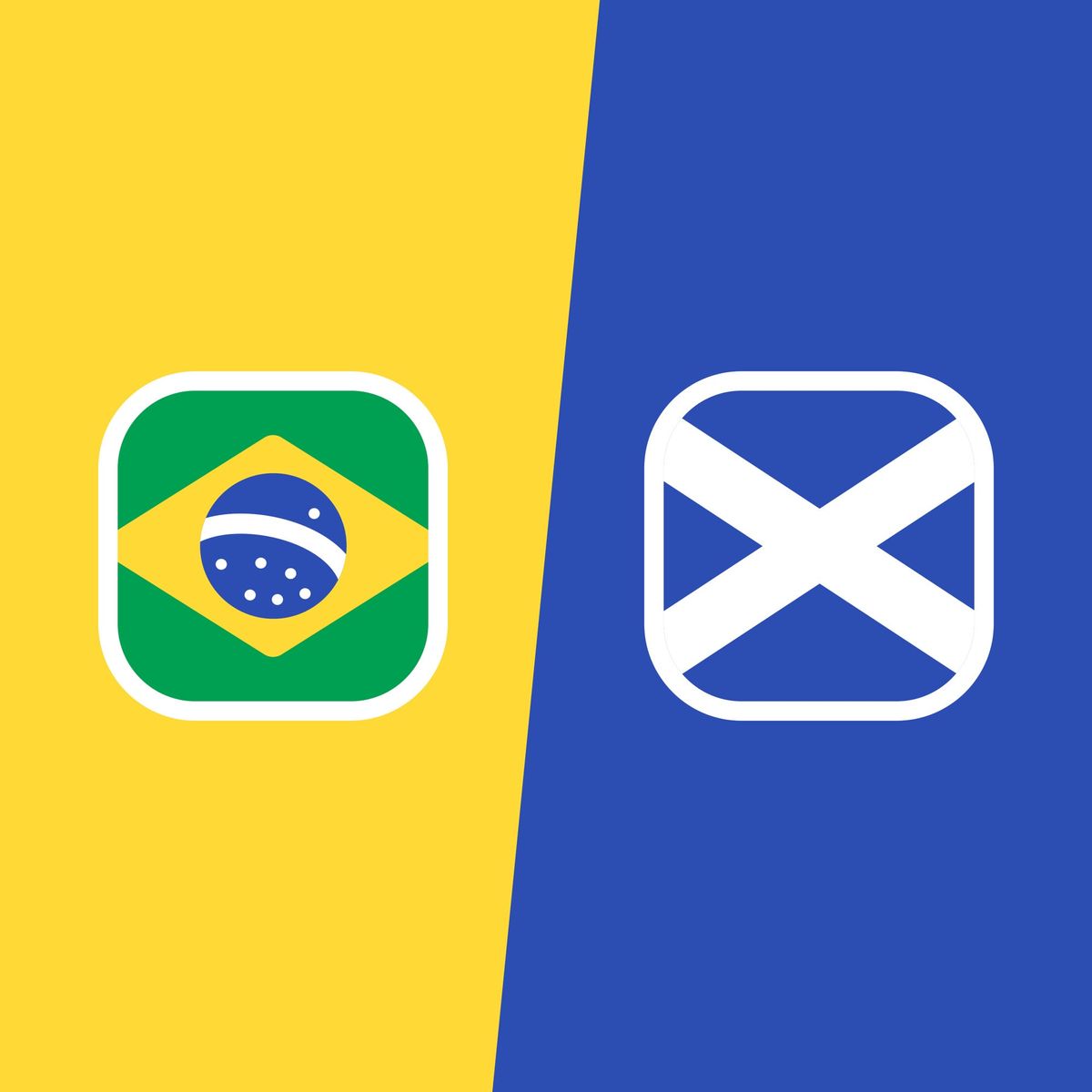 Brazil vs Scotland - World Cup - Match 49 (Group C)