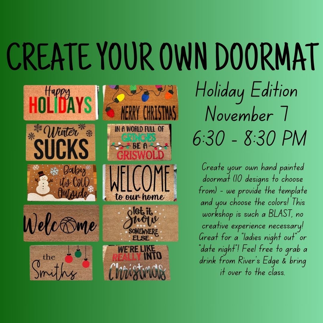 Create Your Own Doormat - Holiday Edition