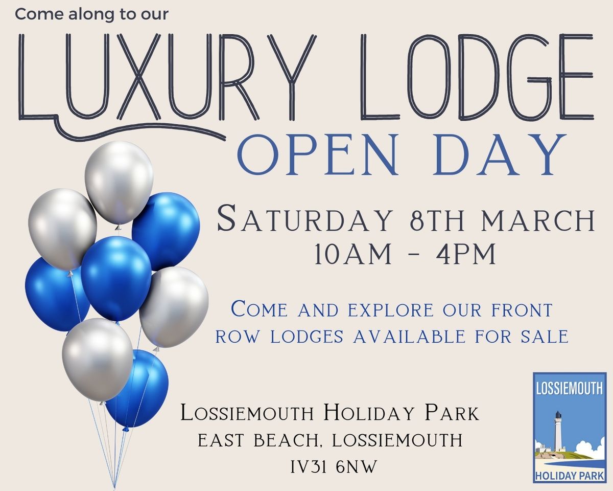 Luxury Lodge open day 