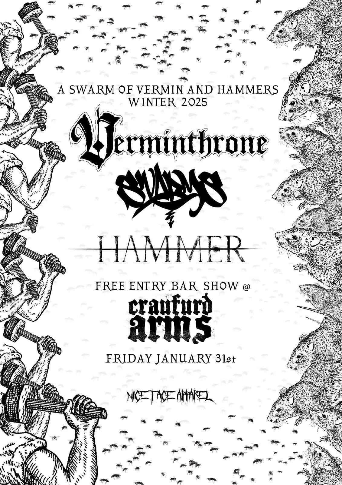 VERMINTHRONE | The Craufurd Arms, MK 