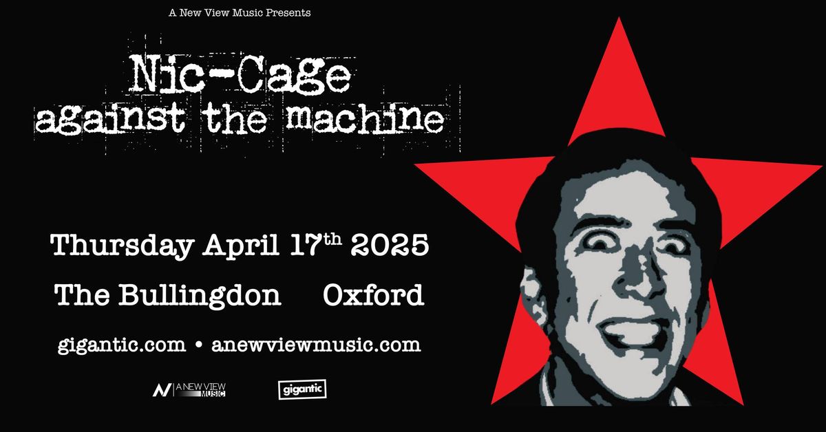 Nic-Cage against the machine OXFORD