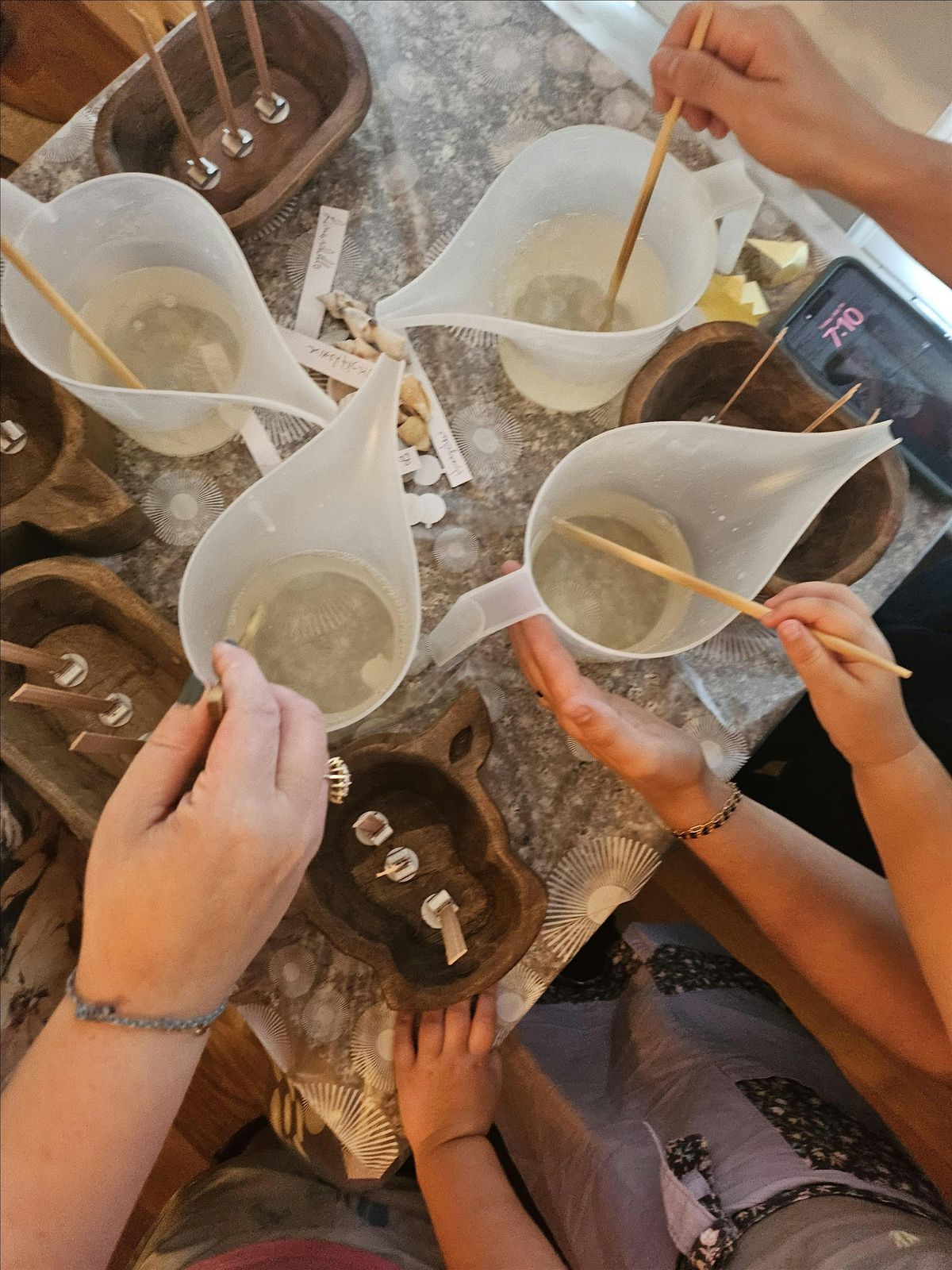 Dough bowl candle class @ Kite Hill Brewing Co