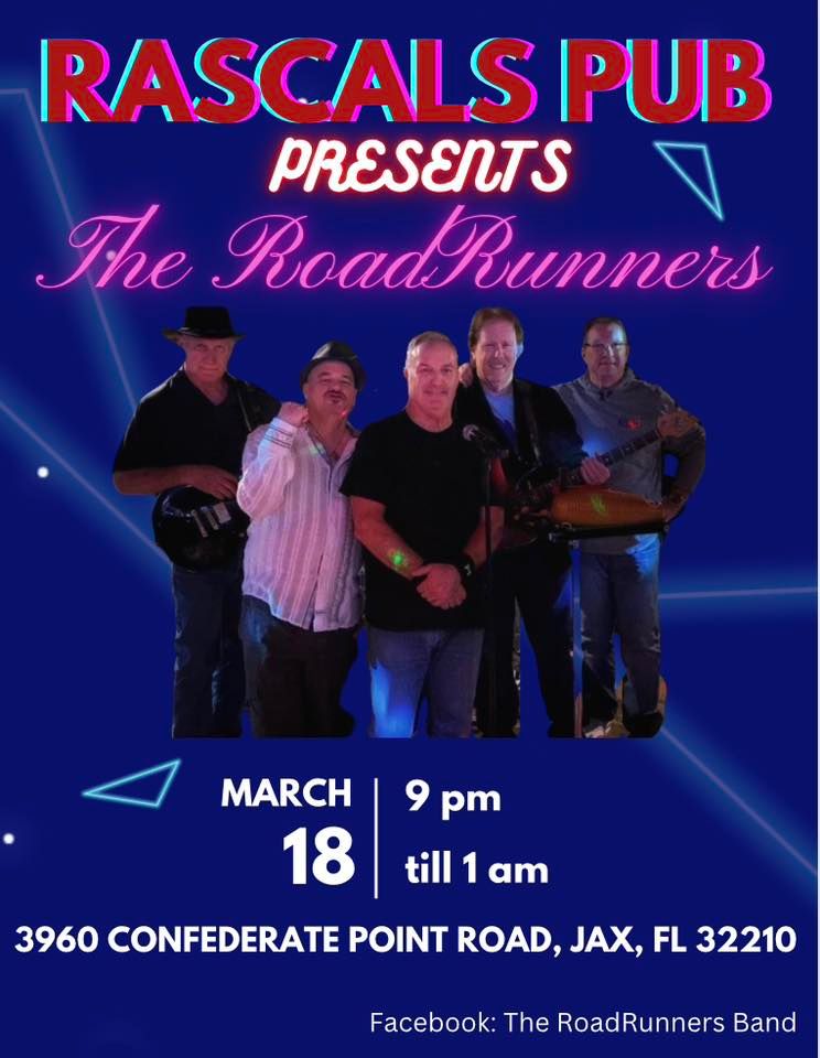 The RoadRunners Band Rockin at Rascal\u2019s Pub