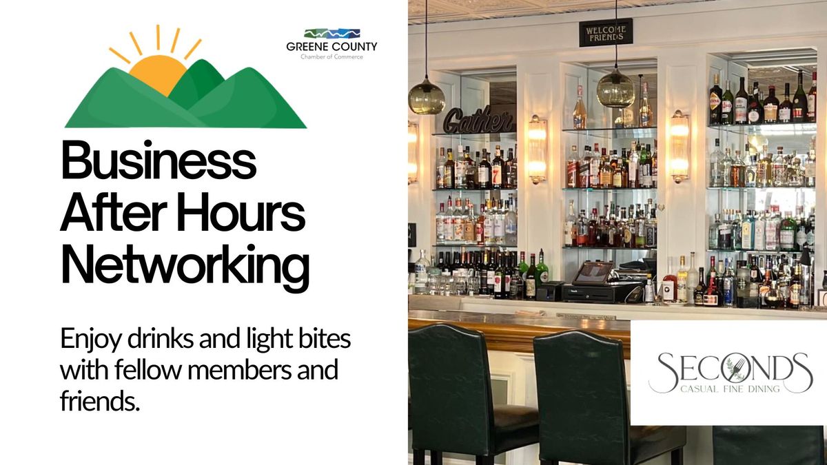 Business After Hours Networking Event - Seconds