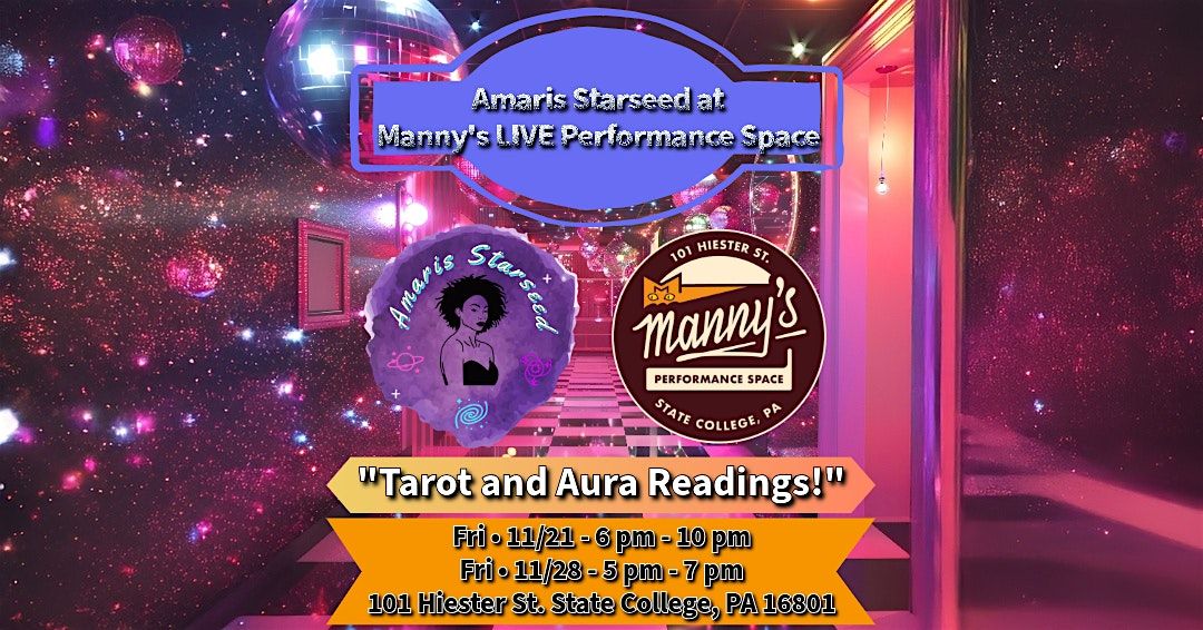 Amaris Starseed at Manny\u2019s LIVE Performance Space!