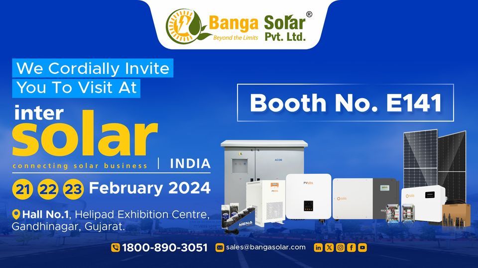 Banga Solars Presence Redefines Solar Energy at Intersolar India 2025