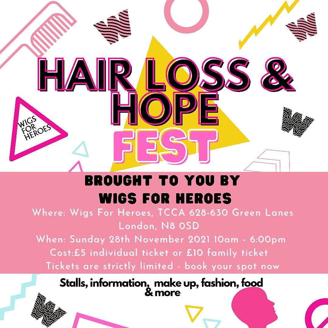 Hair Loss & Hope Fest - London Nov 28th